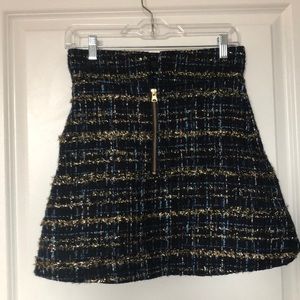 J.crew plaid boucle skirt